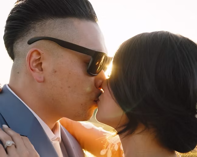 Cinematic wedding film still by Constantine Films, wedding videographer serving North Fort Worth, TX